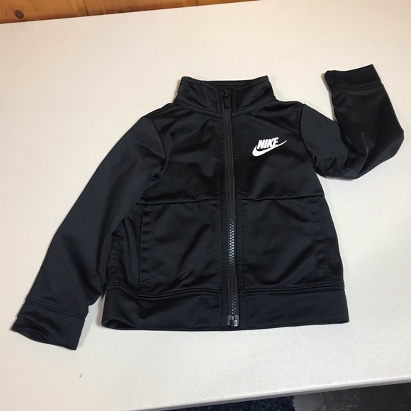 Nike Other - Nike black full-zip jacket, size 24 months